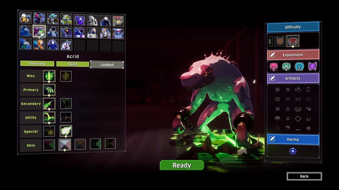 Risk of Rain 2 Shrine of Order: Sequencing, Acrid Unlock