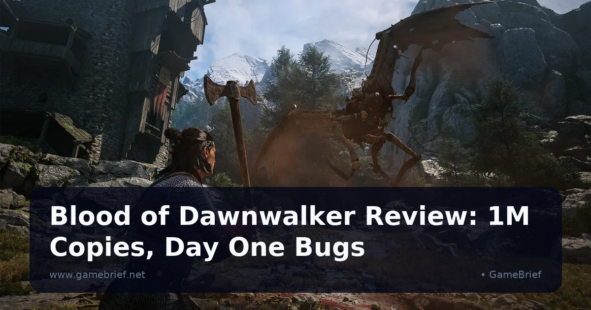 Preview: Blood of Dawnwalker Review: 1M Copies, Day One Bugs (Reviews)