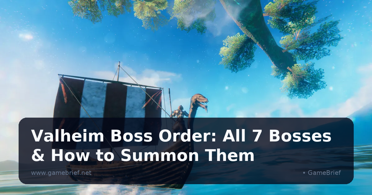 Preview: Valheim Boss Order: All 7 Bosses & How to Summon Them (Guides)