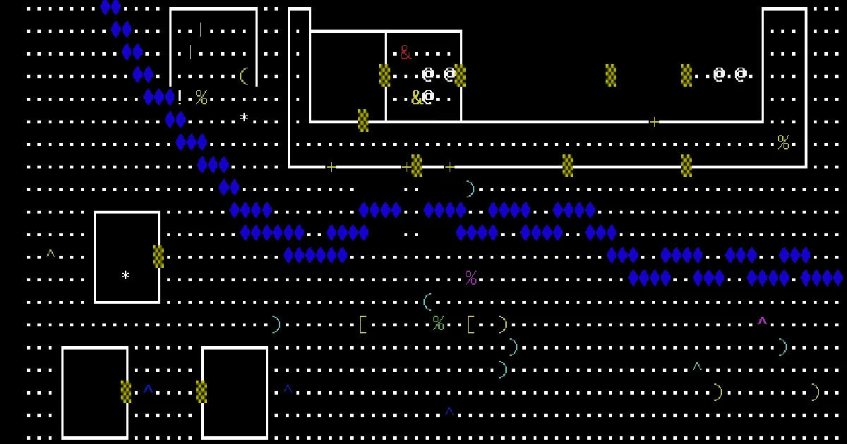 NetHack 5.0.0 terminal interface showing ASCII dungeon with color-coded health status bar and dungeon level display